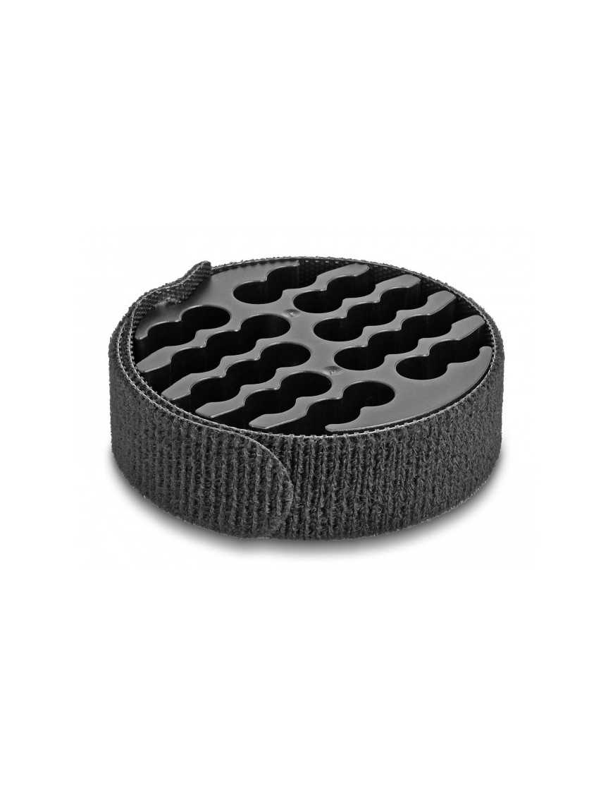 DELOCK οργανωτής καλωδίων 66057 με δεματικό τύπου velcro, 24 καλωδίων
