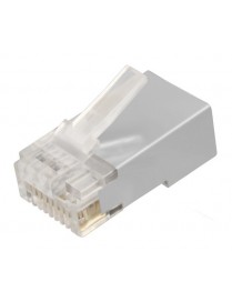 POWERTECH βύσμα RJ45 Cat 6a CAB-N321, μεταλλικό, 8p8cs, 50τμχ