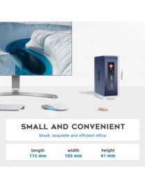 BEELINK mini PC Mini S, Intel CPU N5095, 8GB, 256GB SSD, Windows 11 Pro