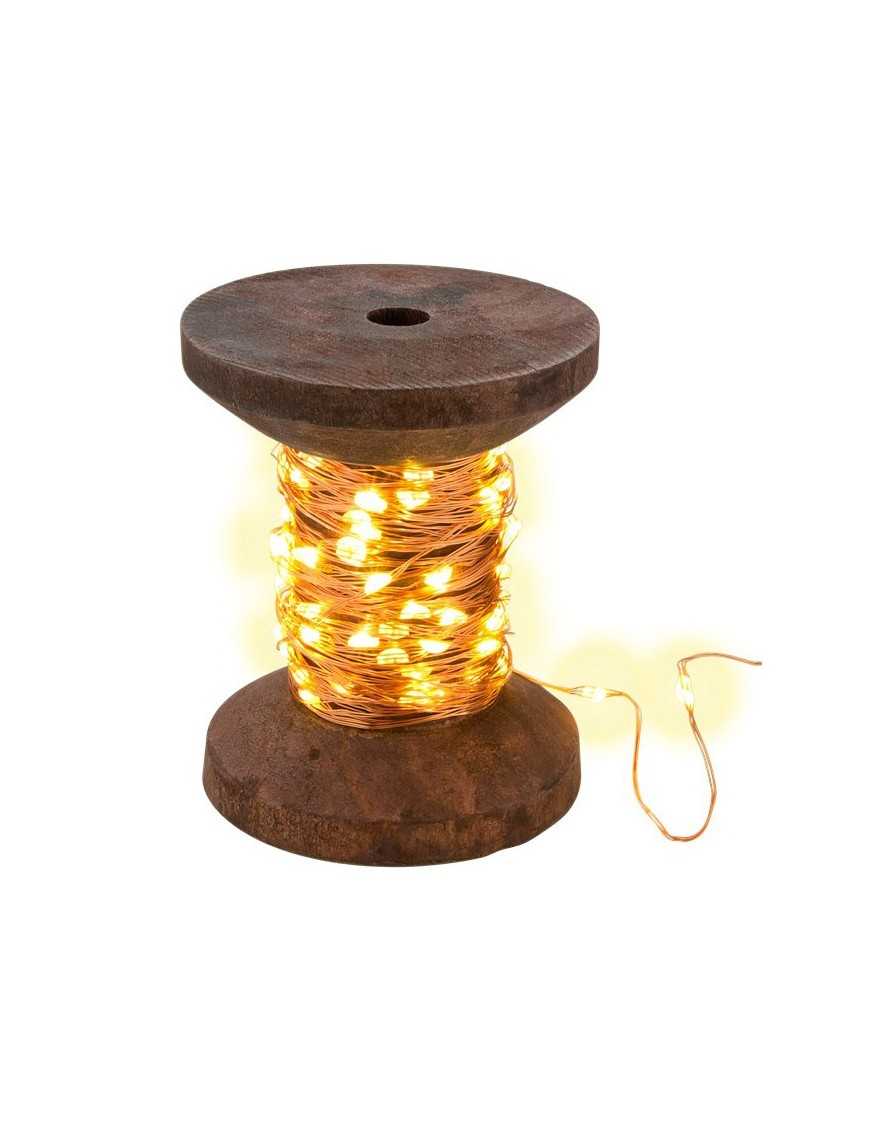 GOOBAY LED φωτιστικό Yarn Spool 60341, 2700K, 100 LEDs, USB, 10m