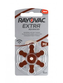 RAYOVAC μπαταρίες ακουστικών βαρηκοΐας 312MF, mercury free, 1.4V, 6τμχ