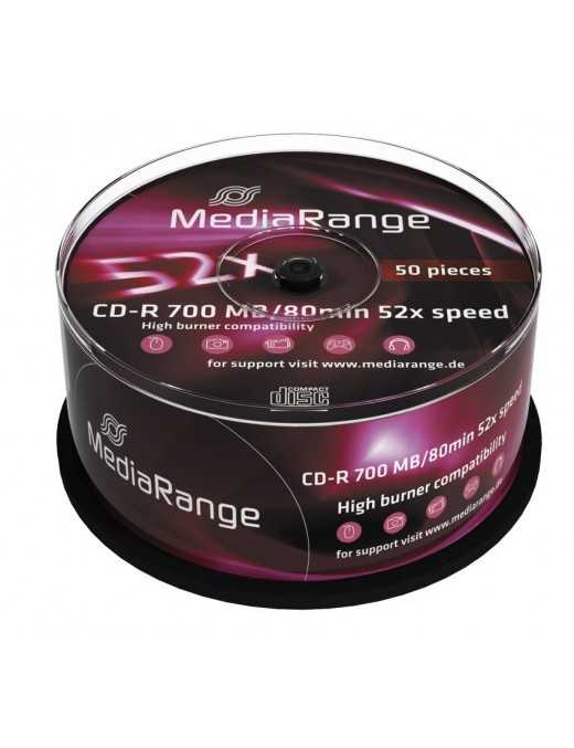MEDIARANGE CD-R 52x 700MB/80min Cake 50τμχ
