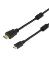POWERTECH Καλώδιο HDMI 19pin (Μ) σε HDMI Mini (M), με Ethernet, 3m