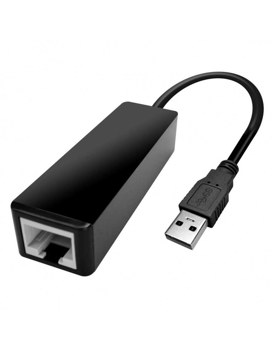POWERTECH Converter USB 2.0 σε Gigabit Ethernet LAN, 0.2m, Black