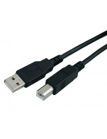 POWERTECH καλώδιο USB 2.0 σε USB Type Β, copper, 3m, μαύρο