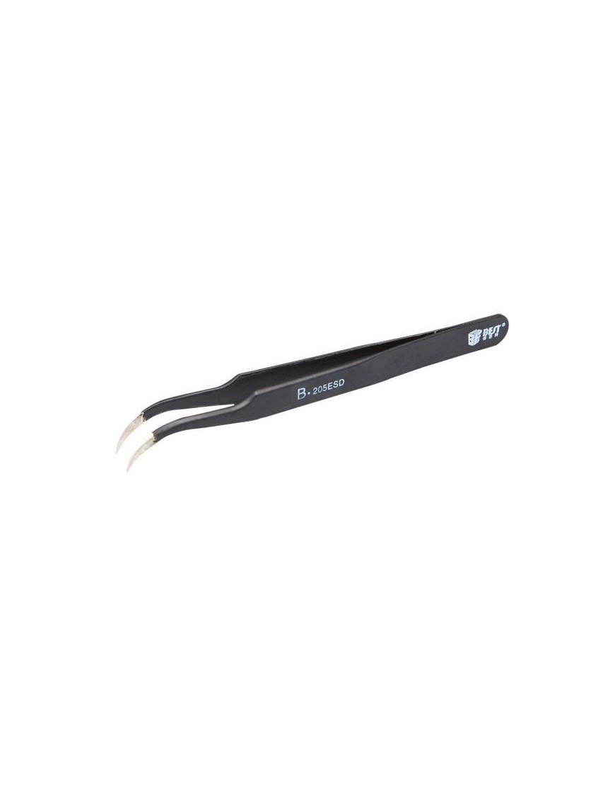 BEST Αντιστατική Τσιμπίδα BST-205ESD, Non Magnetic, 125mm, Κυρτή