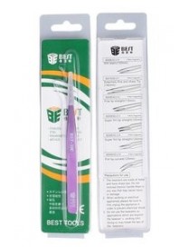 BEST Τσιμπίδα BST-10C, Stainless Steel, ESD, Ίσια