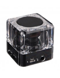 POWERTECH Bluetooth Speaker PT-404, Portable, 3W, Led Light, Black