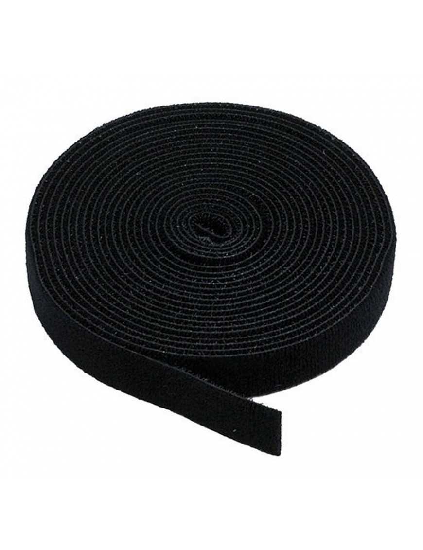 POWERTECH ταινία τύπου velcro πολλαπλών χρήσεων, 20mm, 3m, Black