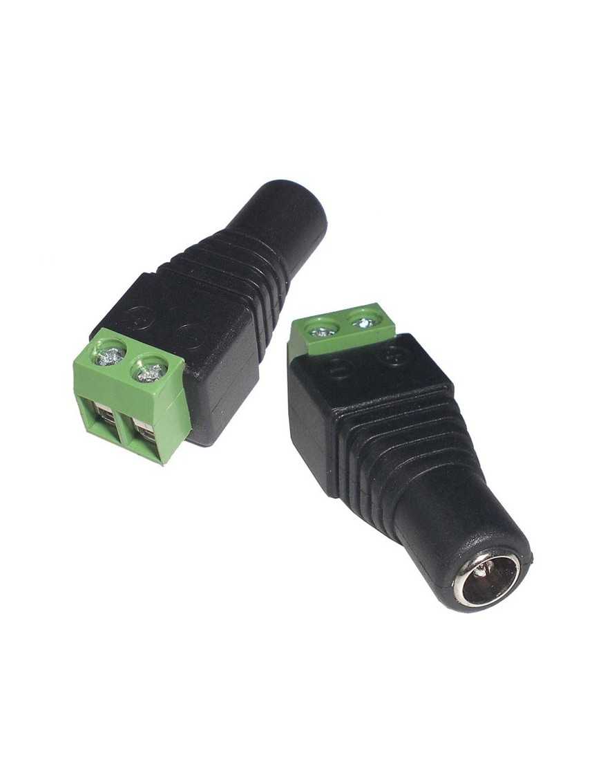Βύσμα τροφοδοσίας DC θηλυκό ST-DC08, 5.5 x 2.1mm, σε κλέμα, 5 τμχ
