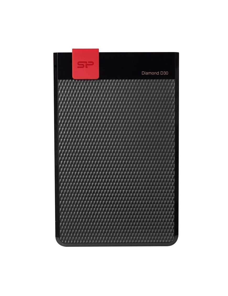 SILICON POWER Εξωτερικός HDD 4TB Diamond D30 D3L, USB 3.1, Black