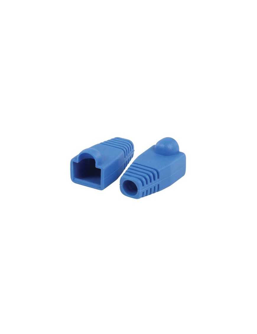 POWERTECH κάλυμμα για βύσμα δικτύου RJ45 CAB-N092, μπλε, 10τμχ