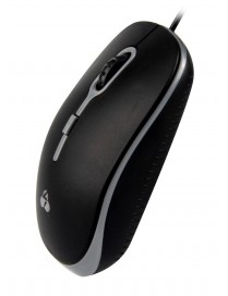 POWERTECH Ενσύρματο ποντίκι, Οπτικό, 1600DPI, USB, 1.35m, Μαύρο-Γκρι