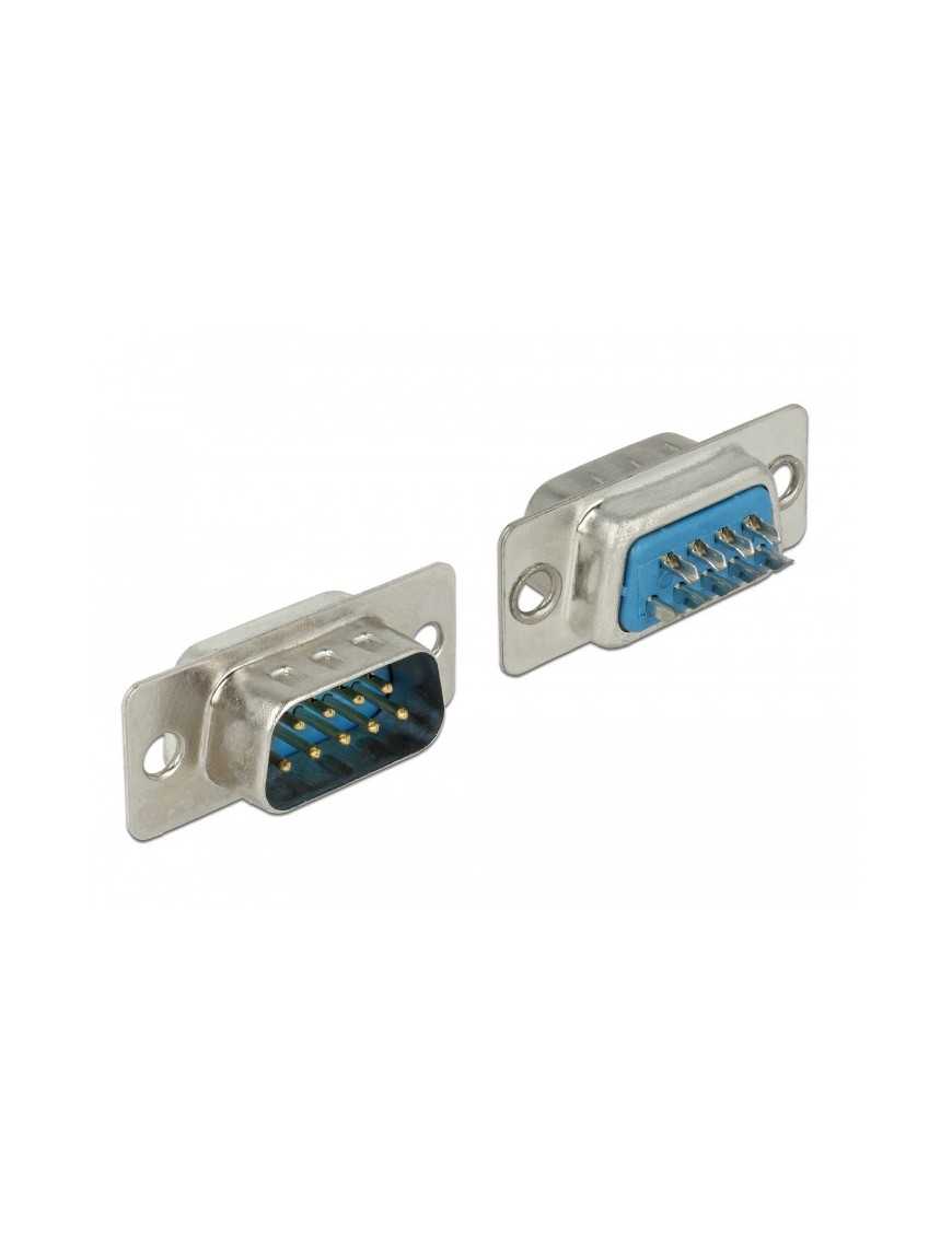 DELOCK Connector Σειριακής θύρας Sub-D9 με ακίδες, male