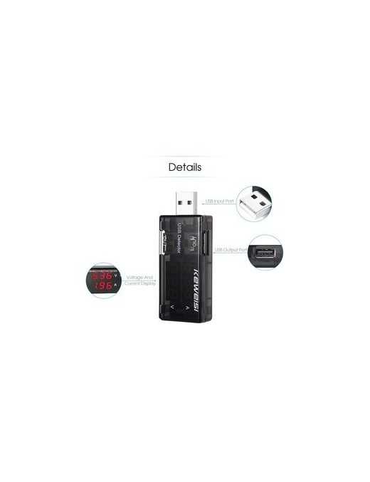 KEWEISI Συσκευή ελέγχου θύρας USB KWS-10VA, 2x USB Output, 3-9V