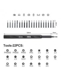 BEST set κατσαβιδιών ακριβείας BST-8930B, 22 τεμάχια
