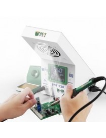 BEST Soldering Station BST-938 με σταθμό απορόφησης καπνού και LED φως