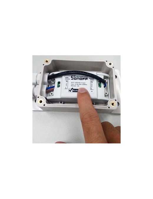 SONOFF Αδιάβροχη θήκη IP66 με σύνδεσμο, για διακόπτη SONOFF