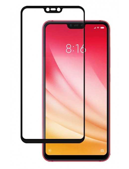 POWERTECH Tempered Glass 5D Full Glue για Xiaomi MI 8 Lite, Black