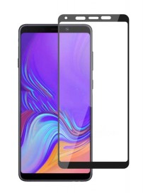 POWERTECH Tempered Glass 5D Full Glue για Samsung A9 2018, Black
