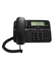 PHILIPS ενσύρματο τηλέφωνο M20B-00, λειτουργία ανοιχτής ακρόασης, μαύρο