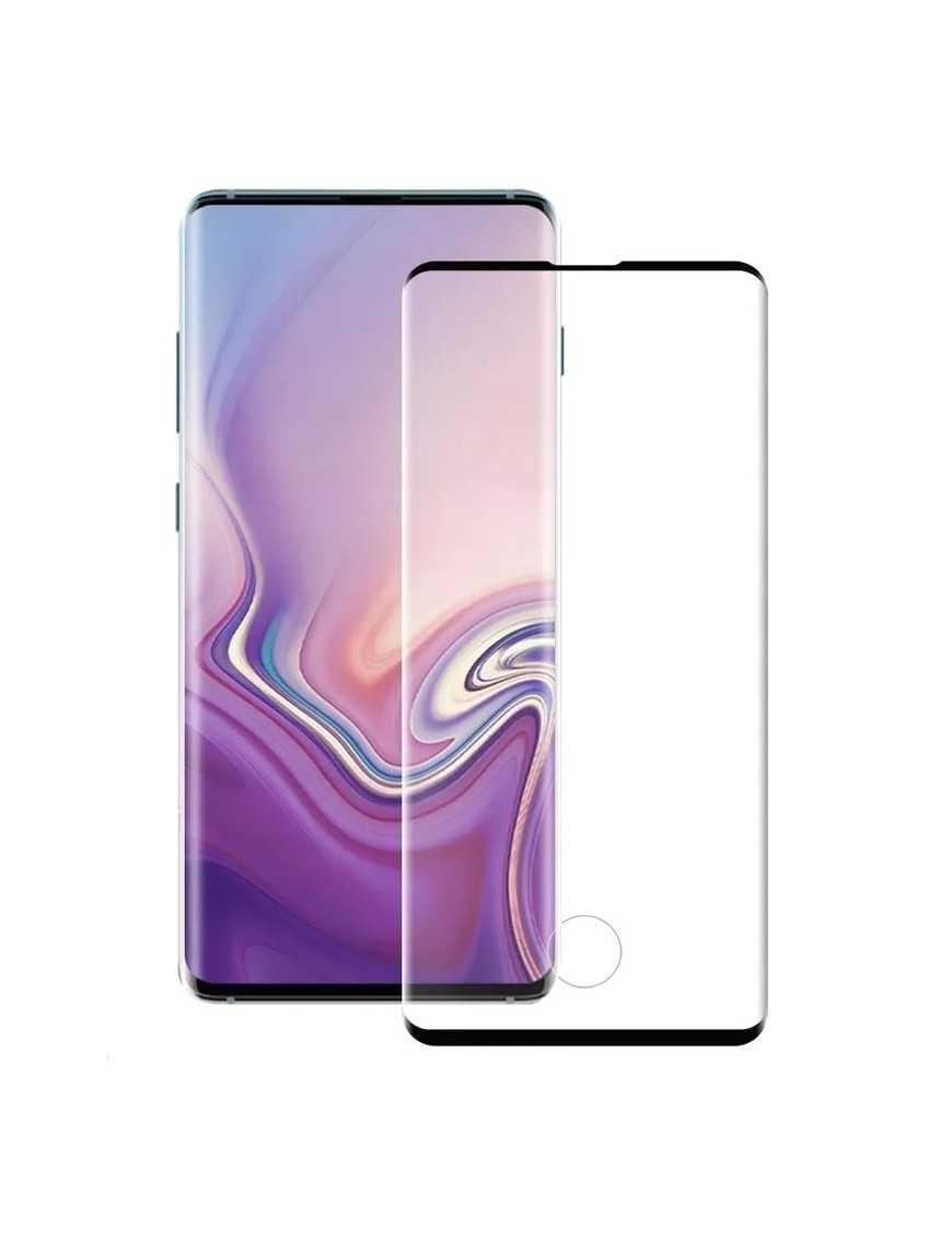 POWERTECH Tempered Glass 3D Half Glue, Samsung S10, μαύρο