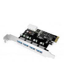 POWERTECH Κάρτα Επέκτασης PCI-e σε USB 3.0, 4 θύρες, Chipset VL805