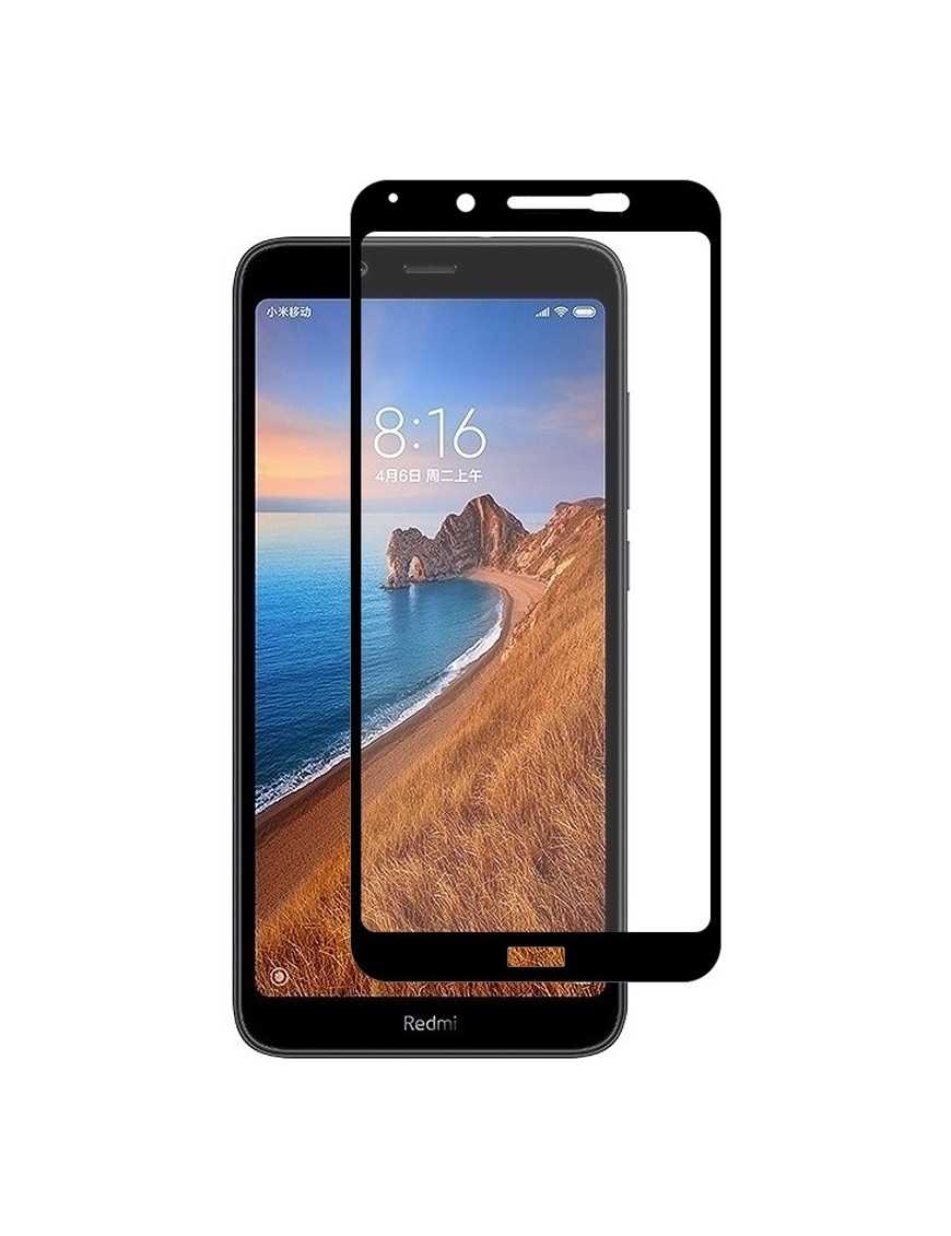 POWERTECH Tempered Glass 5D Full Glue, Xiaomi Redmi 7A (Qualcomm), μαύρο