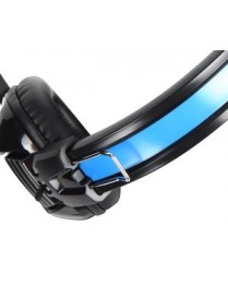 SADES Gaming Headset Element SA-702-BL, blue LED, 3.5mm, 40mm ακουστικά