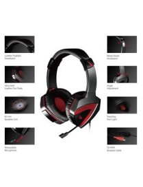 BLOODY Gaming Headset BLD-G501, 7.1CH, 40mm, USB, 100dB, μαύρα