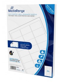 MEDIARANGE Ετικέτες πολλαπλών χρήσεων MRINK148, 63.5x38.1mm, 1050τμχ