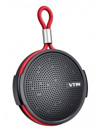 VTIN φορητό ηχείο VNBH221AB, BT, IPX5, 4W RMS, 1000mAh, μαύρο-κόκκινο