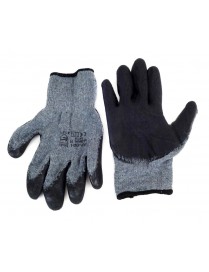 Αντιολισθητικά γάντια εργασίας 02047, γκρι-μαύρο