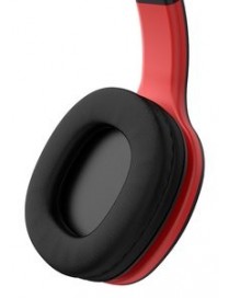 CELEBRAT Bluetooth headphones A18-BKRD, wireless & wired, μαύρο-κόκκινο