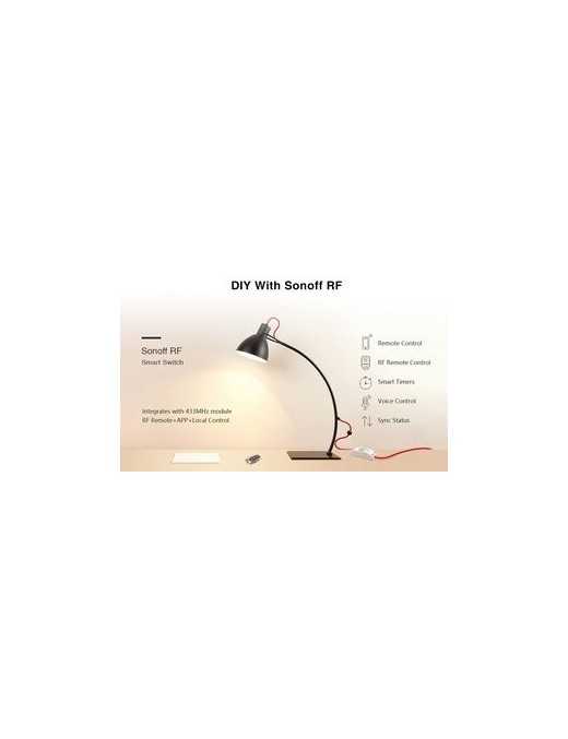 SONOFF Smart Διακόπτης RF2 433MHz, WiFi 2.4GHz, λευκό