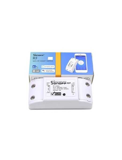 SONOFF Smart Διακόπτης RF2 433MHz, WiFi 2.4GHz, λευκό