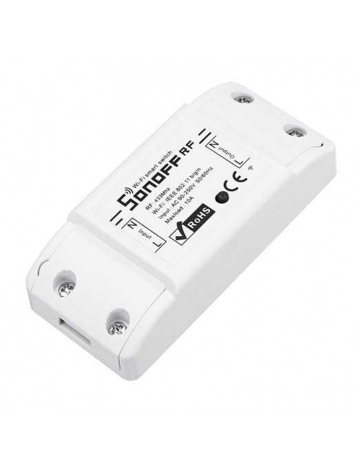 SONOFF Smart Διακόπτης RF2 433MHz, WiFi 2.4GHz, λευκό