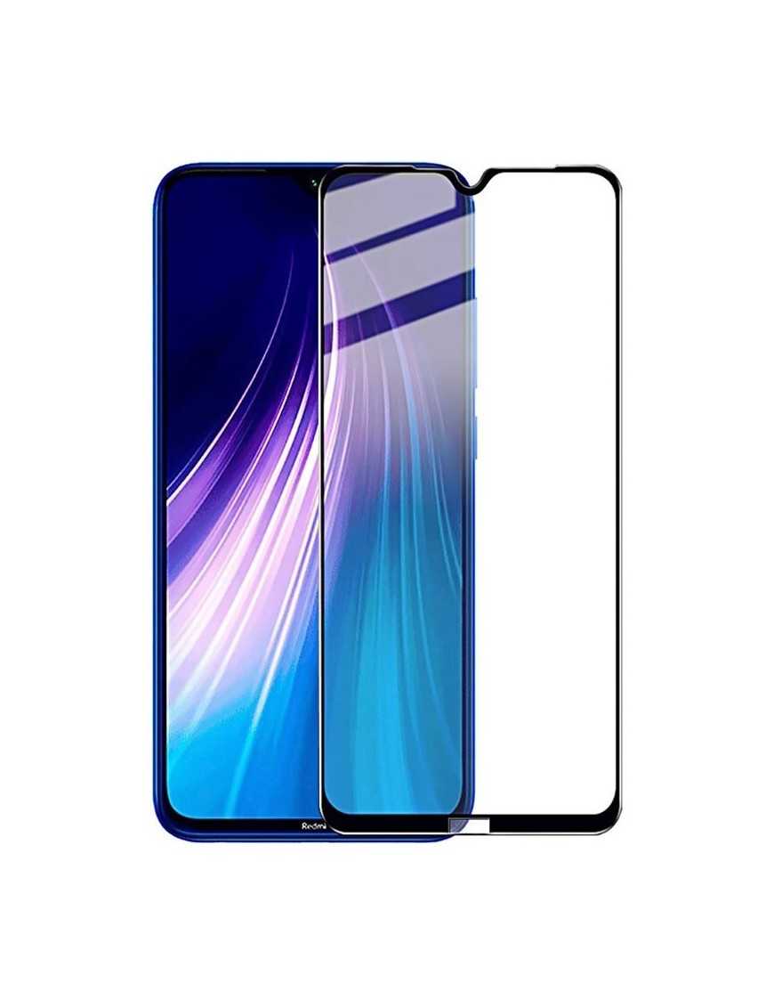 POWERTECH Tempered Glass 5D, Full Glue, Xiaomi Redmi Note 8T, μαύρο