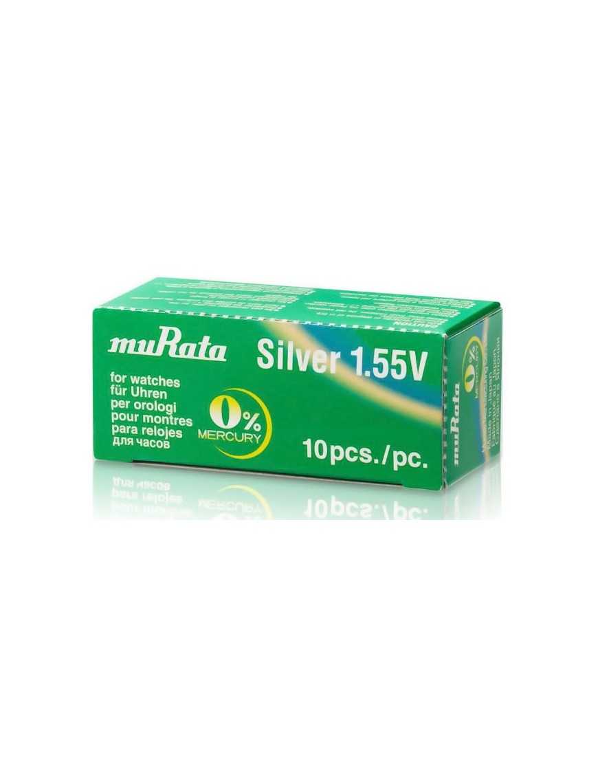 MURATA μπαταρία Silver Oxide για ρολόγια SR920SW, 1.55V, No371, 10τμχ