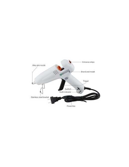 BEST Πιστόλι θερμικής σιλικόνης BST-B-F, 40W, λευκό