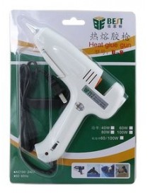BEST Πιστόλι θερμικής σιλικόνης BST-B-F, 40W, λευκό