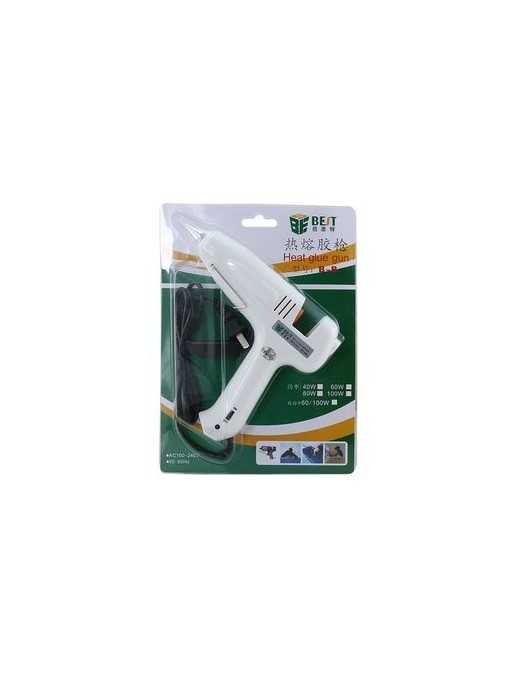BEST Πιστόλι θερμικής σιλικόνης BST-B-F, 40W, λευκό