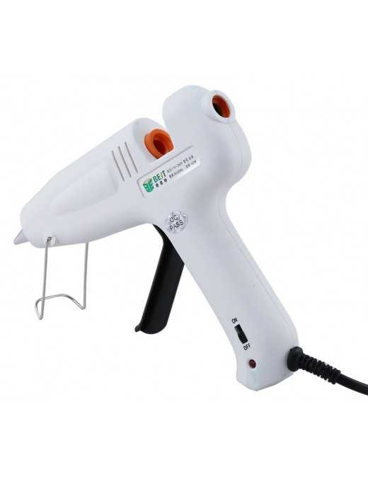 BEST Πιστόλι θερμικής σιλικόνης BST-B-F, 40W, λευκό