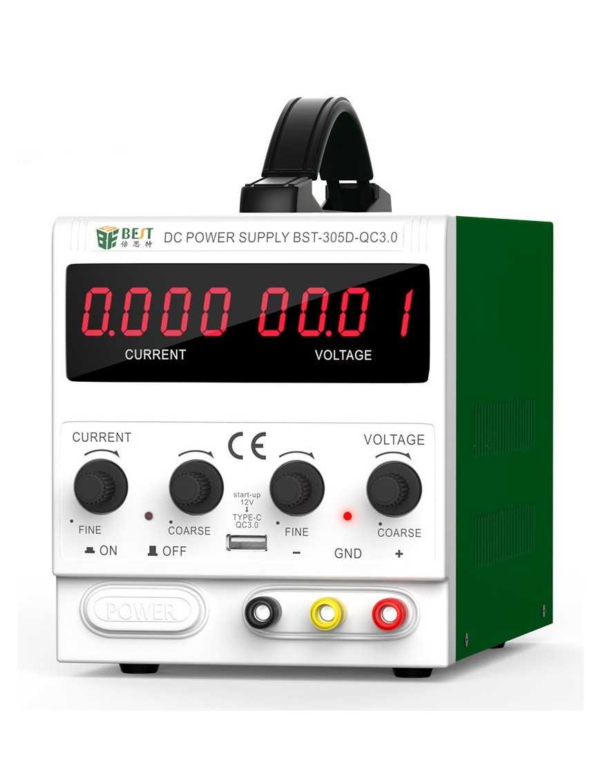 BEST Power supply BST-305D, 30V/5A, AC/DC, 8x USB