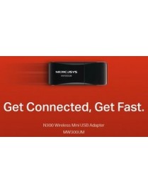 MERCUSYS Wireless Mini USB Adapter MW300UM, 300Mbps, Ver. 3