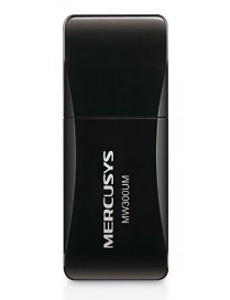 MERCUSYS Wireless Mini USB Adapter MW300UM, 300Mbps, Ver. 3