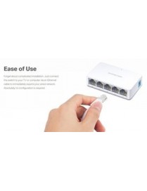 MERCUSYS Desktop Switch MS105, 5x 10/100 Mbps, Ver. 2