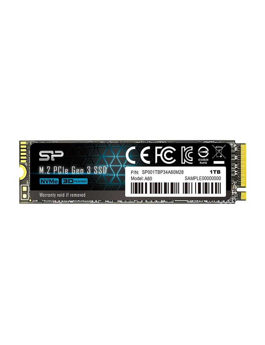 SILICON POWER SSD PCIe Gen3x4 P34A60 M.2 2280, 1TB, 2.200-1.600MB/s
