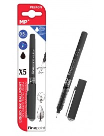 MP στυλό διαρκείας, καλλιγραφίας PE240N, 0.5mm, μαύρο