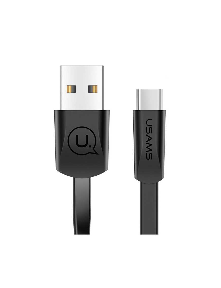 USAMS Καλώδιο USB σε Type-C US-SJ200, 1.2m, μαύρο